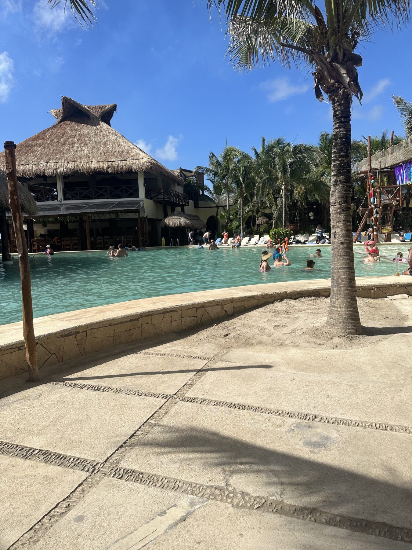 What to do in Costa Maya Cruise Port- Cruise Port pool